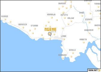 map of Ngeme