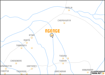 map of Ngenge