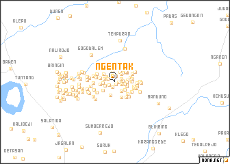 map of Ngentak