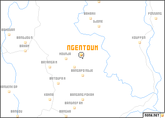 map of Ngentoum