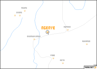 map of Ngenye