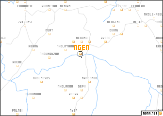 map of Ngen