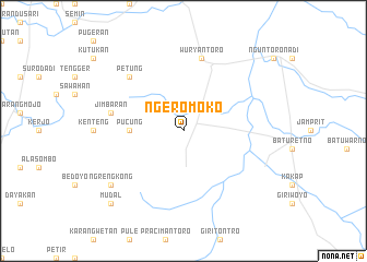 map of Ngeromoko