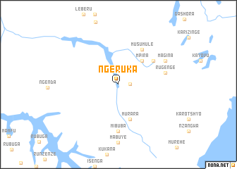 map of Ngeruka
