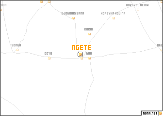 map of Ngété