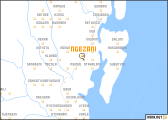 map of Ngezani