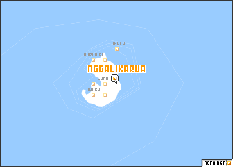 map of Nggalikarua