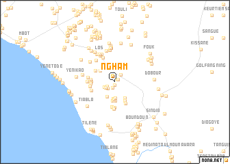 map of Nghâm