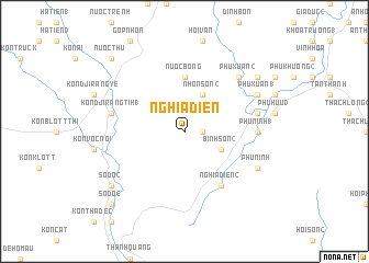map of Nghĩa Diền
