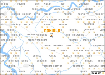 map of Nghĩa Lộ