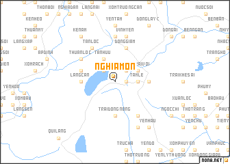 map of Nghĩa Môn