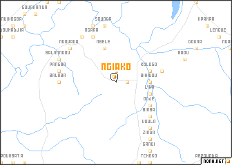 map of Ngiako