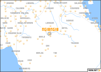 map of Ngibngib