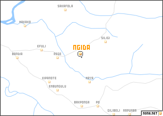 map of Ngida