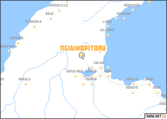 map of Ngidihopitonu