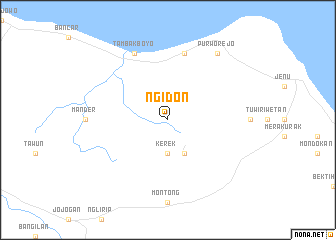 map of Ngidon