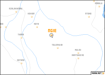 map of Ngie