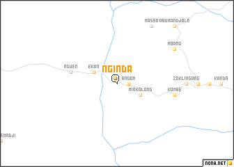 map of Nginda