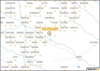 map of Nginduri