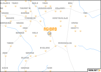 map of Ngioro