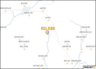 map of Nglobo