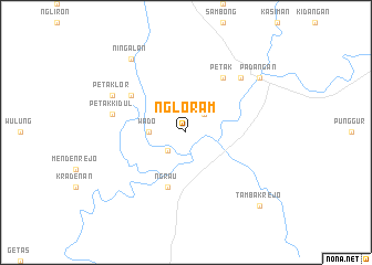 map of Ngloram