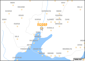 map of Ngoap