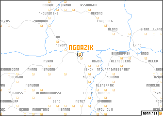 map of Ngoazik