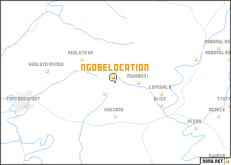 map of Ngobe Location