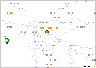 map of Ngobounda