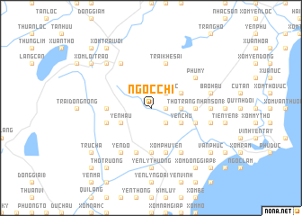 map of Ngọc Chi