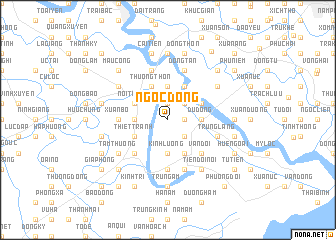 map of Ngọc Dồng