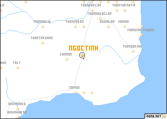 map of Ngọc Tĩnh