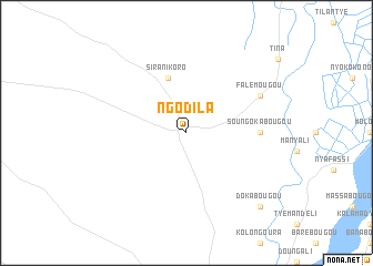 map of Ngodila