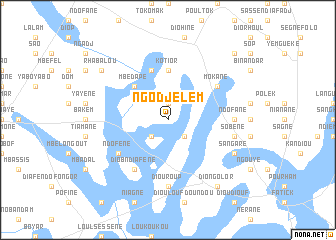 map of Ngodjélèm