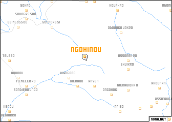 map of Ngohinou