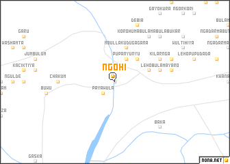 map of Ngohi