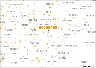 map of Ngohunba