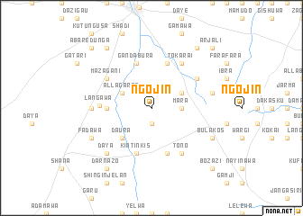 map of Ngojin