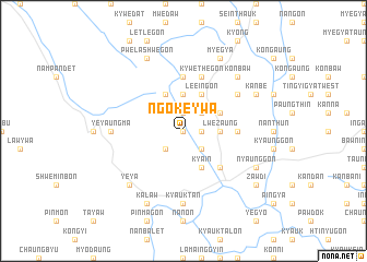 map of Ngokeywa