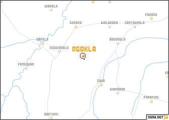 map of Ngokla
