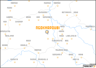 map of Ngok Mapoubi