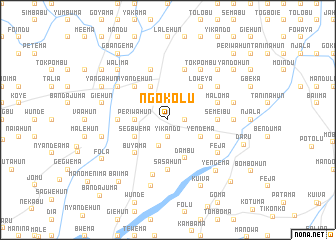 map of Ngokolu