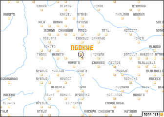 map of Ngokwe