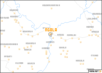 map of Ngola