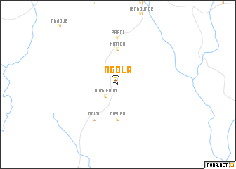 map of Ngola