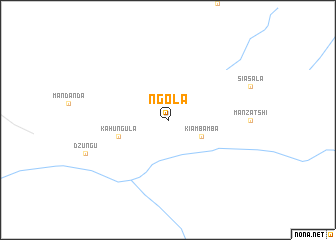 map of Ngola