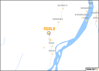 map of Ngolé