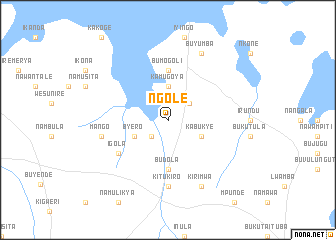 map of Ngole