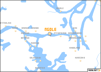 map of Ngolé